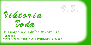 viktoria doda business card